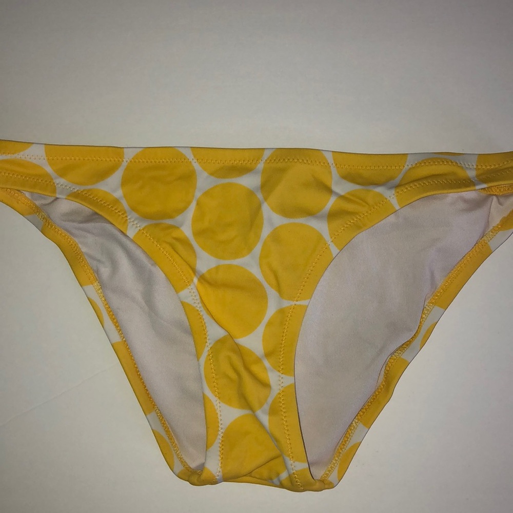 Victoria’s Secret Yellow Polka Dot Bikini Bottom